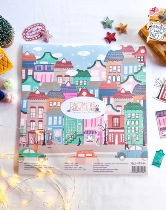 Kit scrapbooking 30&times;30 Palomitas