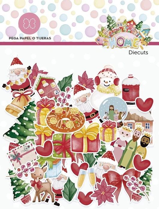 Die Cuts. Formas recortadas Ilustraciones Col. Home 55 pcs.HOME