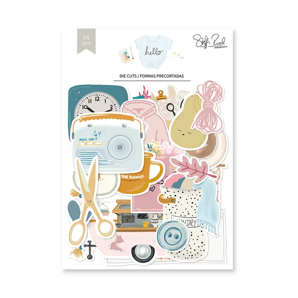 Die cuts Hello