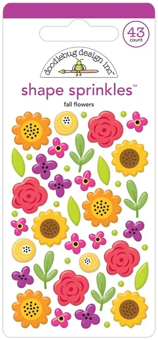 Shape Sprinkles - Fall Flowers