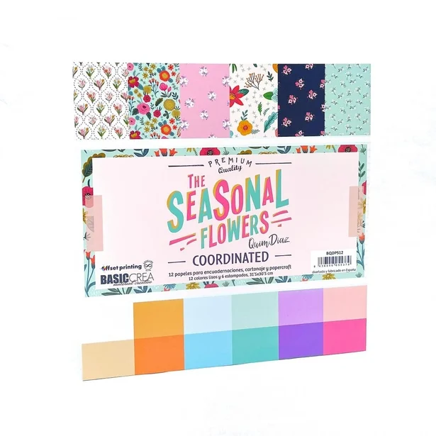 Paper pad The Seasonal Flowers Coordinated
